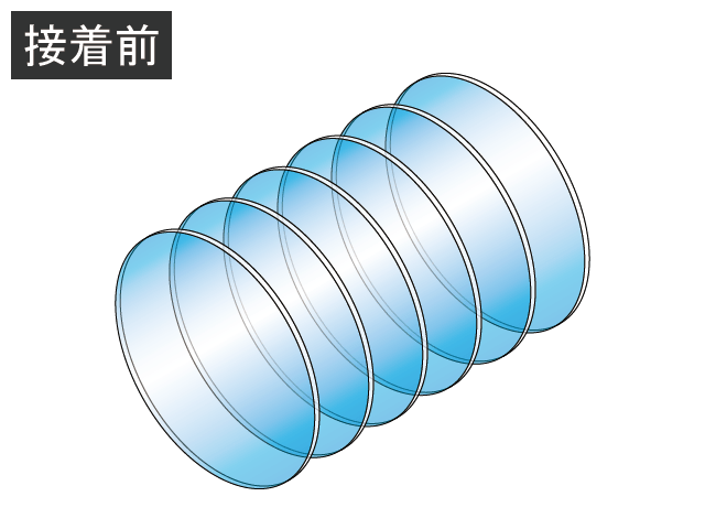 基板枚数の違い旧製品接着前